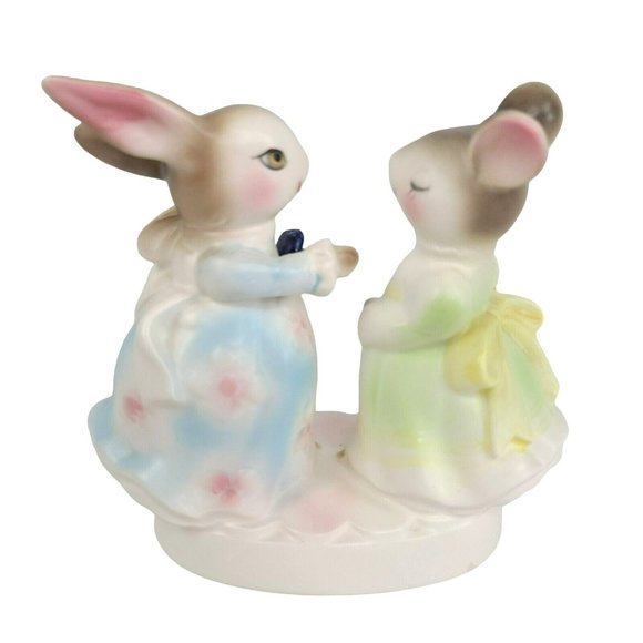 VTG 1980 Avon The Day I Made Presidents Club Precious Moments Bunny Figurine - Picture 3 of 6